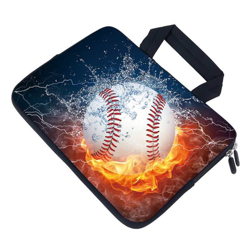 AMARY 11.6" 12.1" inch Laptop Sleeve Neoprene Notebook Laptop case Chromebook Sleeve Ultrabook Case Tablet Cover Fit Apple MacBook Air HP DELL Lenovo Asus Samsung (Baseball) - Image 3
